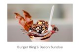 Burger King’s Bacon  Sundae