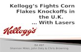 Kellogg’s Fights Corn Flakes Knockoffs in the U.K.       … With Lasers