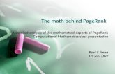 The math behind  PageRank