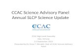CCAC Science Advisory Panel Annual SLCP Science Update