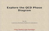 Explore the QCD Phase Diagram Nu Xu Lawrence Berkeley National Laboratory