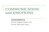 COMMUNICATION and EMOTIONS