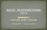 BASIC BLACKSMITHING 2010