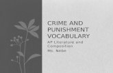 Crime and Punishment Vocabulary