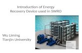 Introduction of Energy Recovery Device used in SWRO