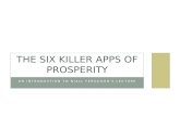 The Six Killer Apps of Prosperity