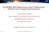 CLARREO  RSS  Reference Inter-Calibration:  Method and Sampling  Estimates