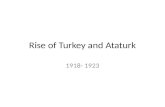Rise of Turkey and Ataturk