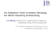 An Adaptive Task Creation Strategy for Work-Stealing Scheduling