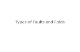 Types of  Faults and Folds