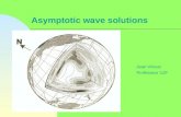 Asymptotic wave solutions