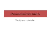 Microeconomics Unit 5