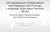 US Department of Education International and Foreign Language Education Service (IFLE)