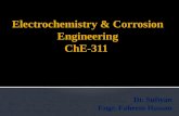 Electrochemistry & Corrosion Engineering ChE-311