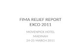 FIMA RELIEF REPORT EXCO 2011