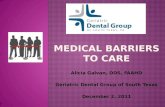 Medical Barriers to care