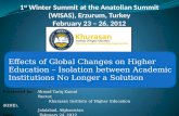 1 st  Winter Summit at the Anatolian Summit (WISAS), Erzurum, Turkey February 23 – 26, 2012
