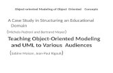 Object-oriented  Modeling  of Object  Oriented    Concepts
