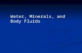 Water, Minerals, and Body Fluids