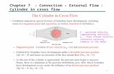 Chapter 7  : Convection – External Flow : Cylinder in cross flow