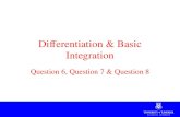 Differentiation & Basic Integration