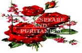 SHAKESPEARE AND  PURITANISM