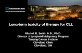 Long-term toxicity of  therapy for CLL