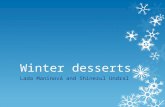 Winter  desserts