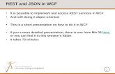 REST and JSON in WCF