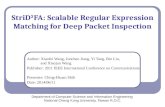 StriD 2 FA: Scalable Regular Expression Matching for Deep Packet Inspection