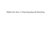 Slides for Nov 1 Planning Board Meeting