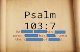 Psalm 103:7