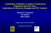 Richard W. Carmichael Jim Ruzycki Mike Flesher Oregon Dept. of Fish & Wildlife Funded by the USFWS