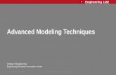 Advanced Modeling Techniques