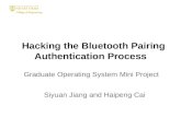Hacking the  Bluetooth  Pairing Authentication Process