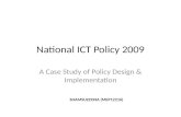 National ICT Policy 2009