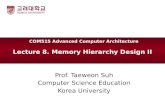 Lecture  8. Memory Hierarchy Design II