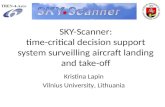 SKY-Scanner: time-critical decision support system  surveilling  aircraft landing and take-off