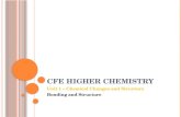CfE  Higher Chemistry