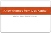 A few themes from Das  Kapital