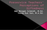 Preservice Teachers’ Perceptions of Giftedness