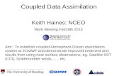 Coupled Data Assimilation
