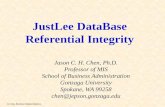 JustLee DataBase Referential Integrity