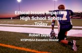 Ethical Issues Impacting High School Sports Today