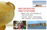 SOCIOLOGICAL INSTITUTIONS