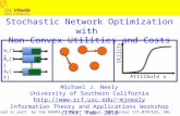 Stochastic Network Optimization with  Non-Convex Utilities and Costs