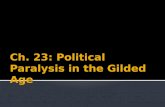 Ch. 23: Political Paralysis in the Gilded Age