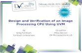 Design and Verification of an Image Processing CPU Using UVM
