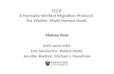 ECCP A  Formally-Veriﬁed  Migration Protocol  For  Mobile , Multi -Homed Hosts