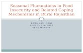 Seasonal Fluctuations in Food Insecurity and Related Coping Mechanisms in Rural Rajasthan